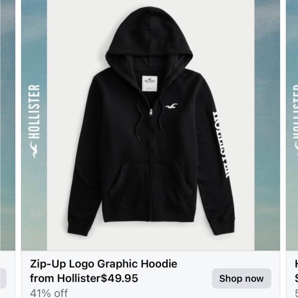Women’s Hollister zip up Hoodie